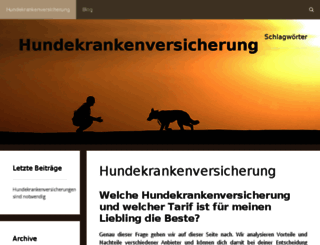 hundekrankenversicherung-info.de screenshot