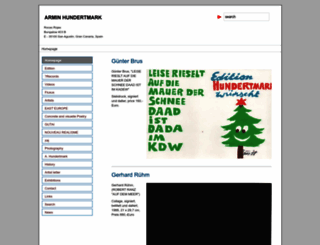 hundertmark-gallery.com screenshot