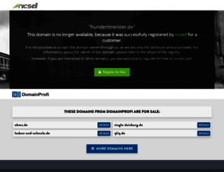 hundertmeister.de screenshot