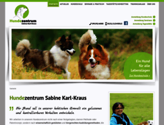 hundeschule-karl-kraus.de screenshot