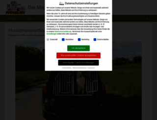 hundetransportbox-alu.de screenshot
