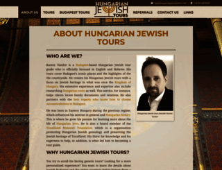 hungarianjewishtours.com screenshot