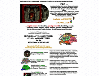 hungarianvillagefinder.com screenshot