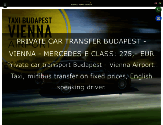 hungary-taxi.com screenshot