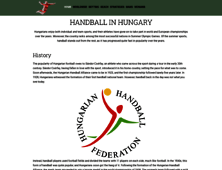 hungaryhandball2018.com screenshot