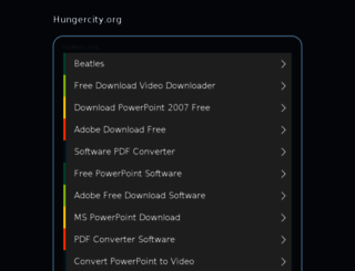 hungercity.org screenshot