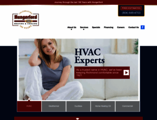 hungerfordhvac.com screenshot