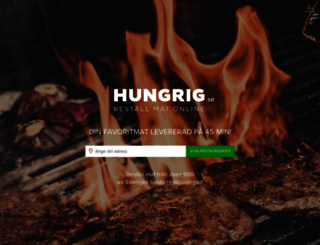 hungrig.se screenshot