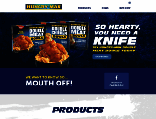 hungry-man.com screenshot