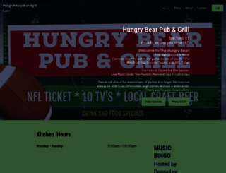 hungrybearpubandgrill.com screenshot
