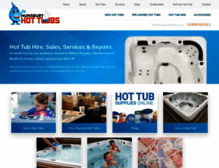 hunsburyhottubs.co.uk screenshot