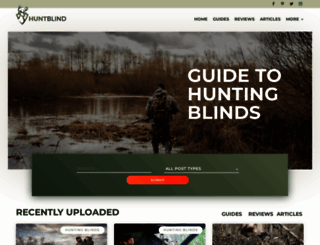 huntblind.com screenshot