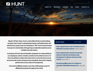 huntcompanies.com screenshot
