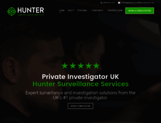 hunter-surveillance-services.com screenshot