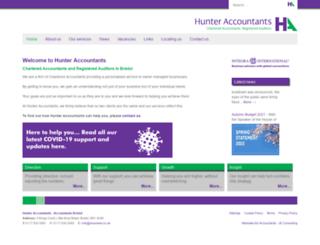 hunteraccountants.co.uk screenshot