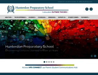 hunterdonprep.org screenshot