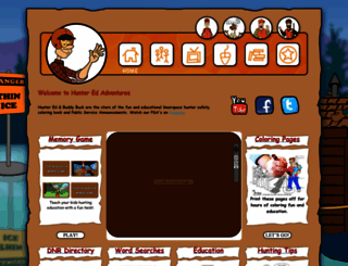 hunteredadventures.com screenshot