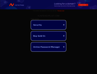 hunterexploit.com screenshot