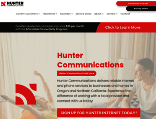 hunterfiber.com screenshot
