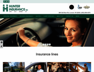 hunterinsurance.net screenshot