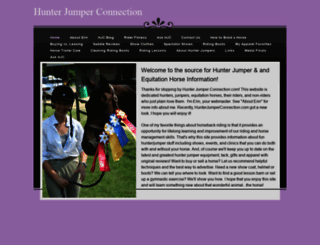hunterjumperconnection.com screenshot