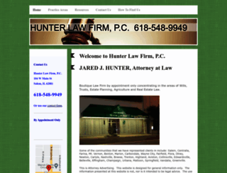 hunterlawfirmsalem.com screenshot