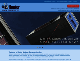 huntermodular.com screenshot