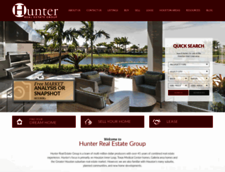 hunterrealestategroup.com screenshot