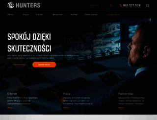 hunters.com.pl screenshot