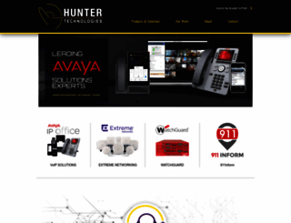 huntertech.com screenshot