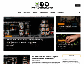 huntgatherlove.com screenshot