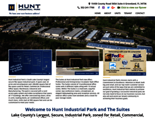 huntindustrialpark.com screenshot