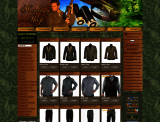 hunting-shop.cz screenshot