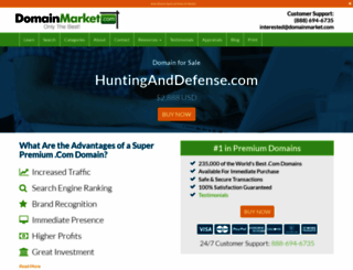 huntinganddefense.com screenshot
