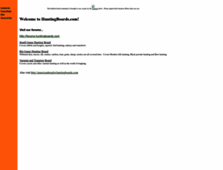 huntingboards.com screenshot