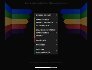 huntingburgchamberofcommerce.org screenshot