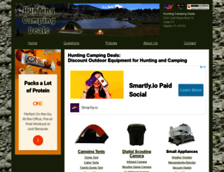 huntingcampingdeals.com screenshot