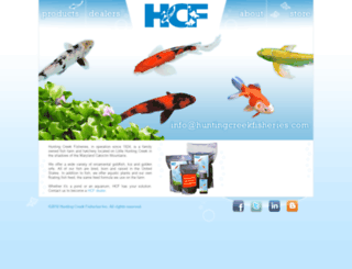 huntingcreekfisheries.com screenshot