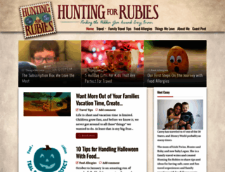 huntingforrubies.com screenshot