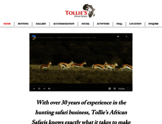 huntinginafrica.website screenshot