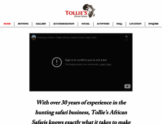 huntinginafrica.website screenshot