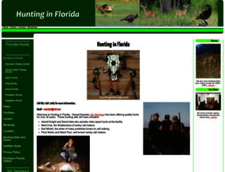 huntinginflorida.com screenshot