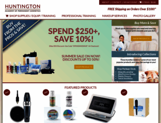 huntingtonacademy.com screenshot