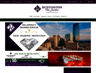 huntingtonfinejewelers.com screenshot