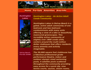 huntingtonlakesdelraybeach.com screenshot