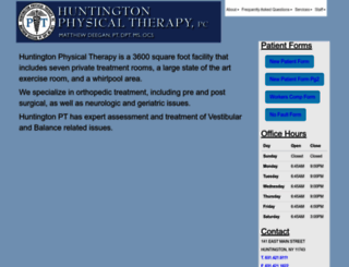 huntingtonphysicaltherapy.com screenshot