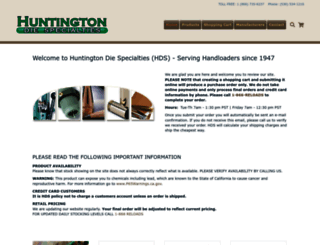 huntingtons.com screenshot