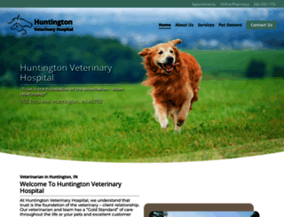 huntingtonveterinary.com screenshot