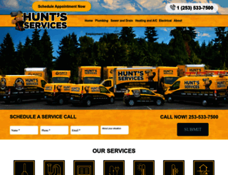 huntsservices.com screenshot
