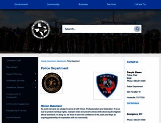 huntsvillepolice.com screenshot